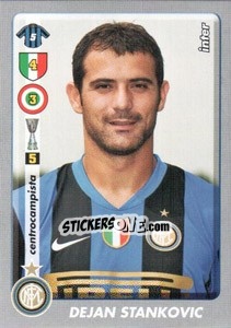 Sticker Dejan Stankovic - Calciatori 2008-2009 n. 184 - Panini