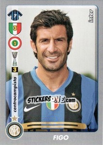 Sticker Figo - Calciatori 2008-2009 n. 187 - Panini
