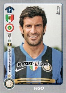 Figurina Figo - Calciatori 2008-2009 - Panini