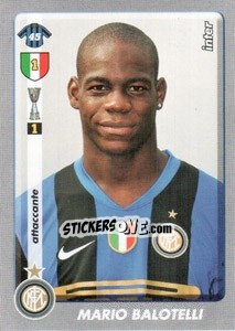 Sticker Mario Balotelli - Calciatori 2008-2009 n. 189 - Panini