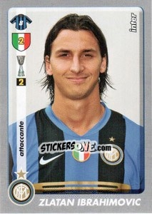 Sticker Zlatan Ibrahimovic - Calciatori 2008-2009 n. 191 - Panini