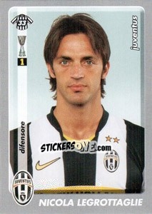 Sticker Nicola Legrottaglie - Calciatori 2008-2009 n. 196 - Panini
