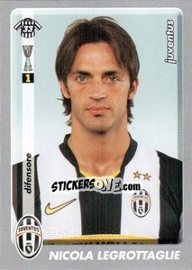 Sticker Nicola Legrottaglie - Calciatori 2008-2009 - Panini