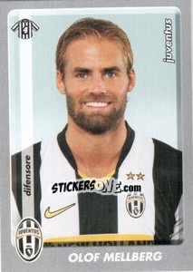 Sticker Olof Mellberg - Calciatori 2008-2009 n. 197 - Panini