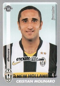 Sticker Cristian Molinaro - Calciatori 2008-2009 - Panini