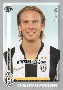 Sticker Christian Poulsen - Calciatori 2008-2009 n. 206 - Panini