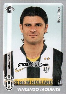 Sticker Vincenzo Iaquinta - Calciatori 2008-2009 n. 212 - Panini