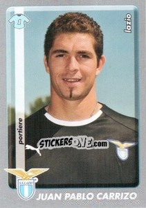 Sticker Juan Pablo Carrizo - Calciatori 2008-2009 - Panini