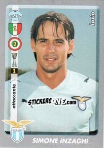 Sticker Simone Inzaghi - Calciatori 2008-2009 n. 236 - Panini