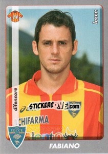 Figurina Fabiano - Calciatori 2008-2009 - Panini