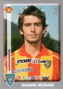 Sticker Gianni Munari - Calciatori 2008-2009 n. 254 - Panini