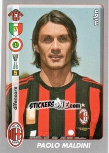 Figurina Paolo Maldini - Calciatori 2008-2009 - Panini