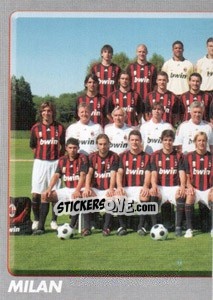 Figurina Squadra/1(Milan) - Calciatori 2008-2009 - Panini