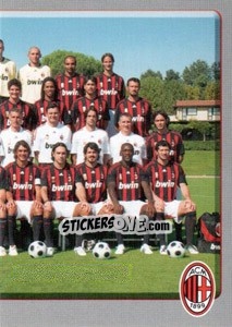 Figurina Squadra/2(Milan) - Calciatori 2008-2009 - Panini