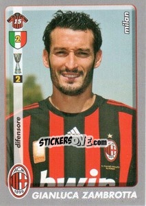 Sticker Gianluca Zambrotta - Calciatori 2008-2009 n. 273 - Panini