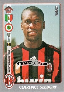 Sticker Clarence Seedorf - Calciatori 2008-2009 n. 281 - Panini