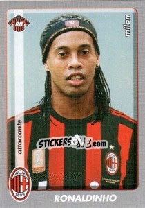 Sticker Ronaldinho - Calciatori 2008-2009 n. 283 - Panini