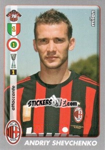 Sticker Andriy Shevchenko - Calciatori 2008-2009 n. 285 - Panini