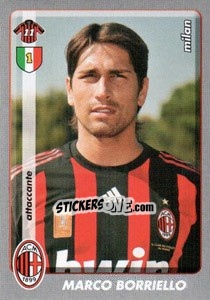 Sticker Marco Borriello - Calciatori 2008-2009 n. 287 - Panini