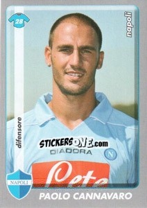 Sticker Paolo Cannavaro - Calciatori 2008-2009 n. 291 - Panini