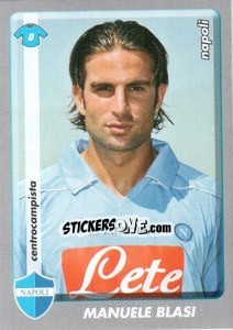 Sticker Manuele Blasi - Calciatori 2008-2009 n. 301 - Panini