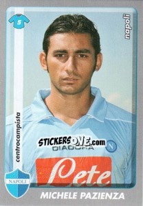 Sticker Michele Pazienza - Calciatori 2008-2009 - Panini