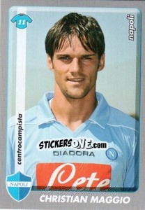 Sticker Christian Maggio - Calciatori 2008-2009 n. 304 - Panini