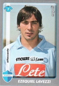 Sticker Ezequiel Lavezzi - Calciatori 2008-2009 n. 309 - Panini