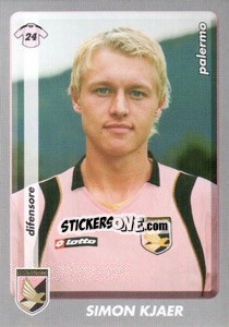 Sticker Simon Kjaer - Calciatori 2008-2009 - Panini