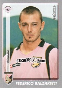 Sticker Federico Balzaretti - Calciatori 2008-2009 - Panini