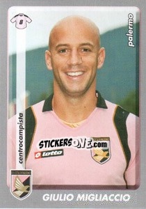 Sticker Giulio Migliaccio - Calciatori 2008-2009 n. 326 - Panini
