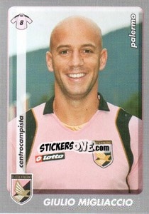 Figurina Giulio Migliaccio - Calciatori 2008-2009 - Panini