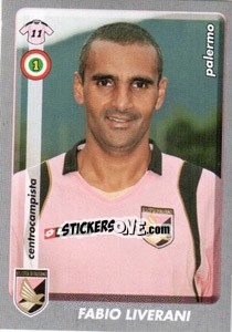 Sticker Fabio Liverani - Calciatori 2008-2009 n. 329 - Panini