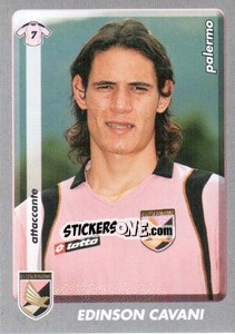 Sticker Edinson Cavani - Calciatori 2008-2009 n. 334 - Panini