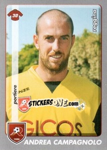 Sticker Andrea Campagnolo - Calciatori 2008-2009 n. 338 - Panini