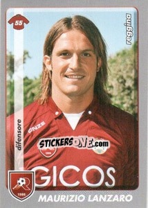 Cromo Maurizio Lanzaro - Calciatori 2008-2009 - Panini