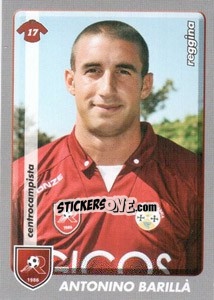 Sticker Antonino Barilla - Calciatori 2008-2009 n. 347 - Panini