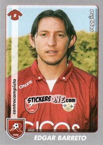 Sticker Edgar Barreto - Calciatori 2008-2009 - Panini