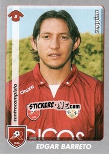 Sticker Edgar Barreto - Calciatori 2008-2009 n. 349 - Panini