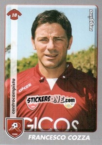 Sticker Francesco Cozza - Calciatori 2008-2009 n. 353 - Panini