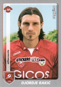 Sticker Djordje Rakic - Calciatori 2008-2009 n. 356 - Panini