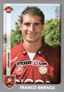 Sticker Franco Brienza - Calciatori 2008-2009 n. 358 - Panini