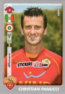 Figurina Christian Panucci - Calciatori 2008-2009 - Panini