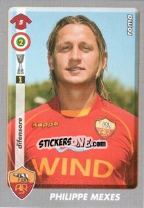 Sticker Philippe Mexes - Calciatori 2008-2009 n. 364 - Panini
