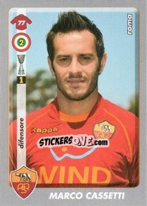 Sticker Marco Cassetti - Calciatori 2008-2009 n. 369 - Panini