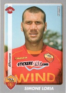 Sticker Simone Loria - Calciatori 2008-2009 n. 370 - Panini