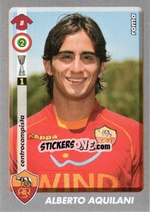 Sticker Alberto Aquilani - Calciatori 2008-2009 n. 375 - Panini