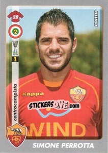 Sticker Simone Perrotta - Calciatori 2008-2009 n. 377 - Panini