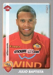 Figurina Julio Baptista - Calciatori 2008-2009 - Panini