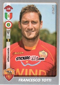Sticker Francesco Totti - Calciatori 2008-2009 n. 382 - Panini
